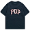 Pop Trading Company Arch T-shirt NAVY