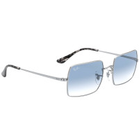 Ray Ban Rectangle SILVER/CLEAR GRADIENT BLUE