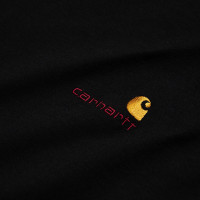 Carhartt WIP L/S American Script T-shirt BLACK