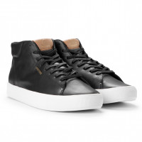 Tretorn Tournament Leather HI WP BLACK/WHITE