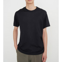 NANAMICA Loopwheel Coolmax Jersey TEE BLACK