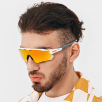 Oakley Radar EV Path POLISHED WHITE/FIRE IRIDIUM
