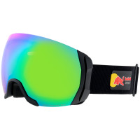 Spect Red Bull Sight MATT BLACK/BLACK HEADBAND, ROSE WITH GREEN MIRROR