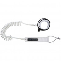Mystic Coiled Board Leash White
