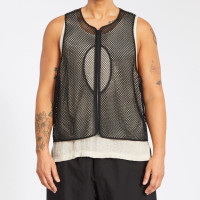 S.K. MANOR HILL Snare Vest BLACK NET MESH