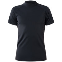 SURF SHELTER Maui Short Sleeve Rashguard BLACK