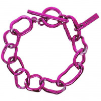 Collina Strada Crushed Chain Bracelet PINK