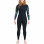 Dakine Women's Quantum Chest ZIP Full Suit 3/2mm Black/Grey