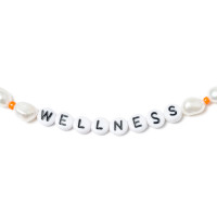 Sporty & Rich Wellness Bead Necklace PEARL
