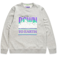 Scotch & Soda Worked-out Graphic Crewneck Sweatshirt Grey Melange