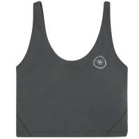Sporty & Rich Cropped Tank DARK GREY HEATHER