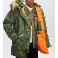 Alpha Industries Slim FIT N-3b SAGE
