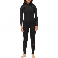 Billabong 302 Synergy Chest Zip Full BLACK PALMS