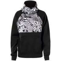 Volcom Hydro Riding Hoodie Black White