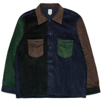 South2 West8 Smokey Shirt B-BLACK/NAVY