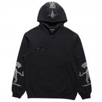 MAHARISHI 4280 Duelling Tigers Hooded Sweat BLACK