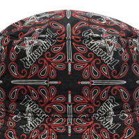 Thrasher Bandana Bucket HAT BLACK/RED