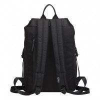 CONSIGNED Orrice Flap Over Backpack BLACK