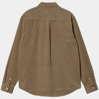 Carhartt WIP L/S Madison Fine Cord Shirt BUFFALO / BLACK