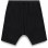 MAHARISHI 4265 Loose LOW Hemp Sweat Shorts BLACK/BLACK