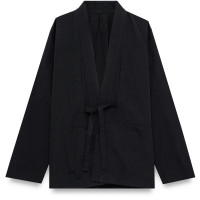 MAHARISHI 4207 Utility Kimono Over Shirt BLACK