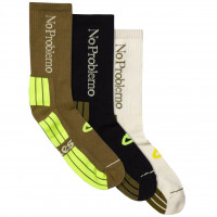 ARIES 3 Pack NO Problemo Socks MULTI