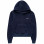 Sporty & Rich Serif Logo Polar Hoodie NAVY