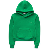 Sporty & Rich Serif Logo Polar Hoodie VERDE