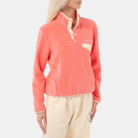 Sporty & Rich Serif Logo Polar Sweatshirt STRAWBERRY