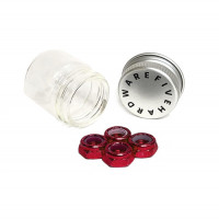 Five Hardware Nuts RED