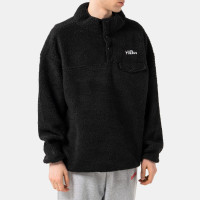 D.O.P.E Sherpa Fleece TOP BLACK