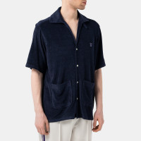 NEEDLES Italian Collar Shirt NAVY
