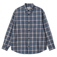 Carhartt WIP L/S Yuma Shirt YUMA CHECK, STORM BLUE