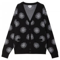 OBEY Oval Cardigan Black Multi