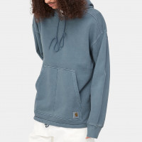 Carhartt WIP Hooded Arling Sweatshirt STORM BLUE (GARMENT DYED)