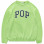 Pop Trading Company Arch Knitted Crewneck JADE LIME