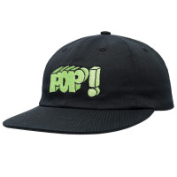 Pop Trading Company Right Yeah Sixpanel HAT BLACK