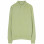 AURALEE Super High Gauge Washable Silk Knit Polo LIGHT GREEN