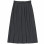 AURALEE Super Fine Tropical Wool Pleated Skirt TOP CHARCOAL