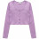 OBEY Millie Cropped Cardigan LS DIGITAL LAVENDER