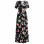 Roxy SLOW DOWN TIME DRESS ANTHRACITE PARADISE FOUND LARG