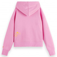 Scotch & Soda Loose FIT Hoodie ORCHID PINK