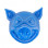 Pig NEW PIG Head WAX BLUE