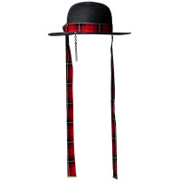 KIDILL Straw Bowler HAT BLACK