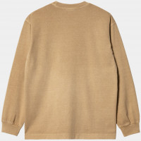 Carhartt WIP L/S Nelson T-shirt DUSTY H BROWN (GARMENT DYED)