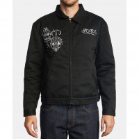 RVCA MISTER CARTOON M JACKET BLACK