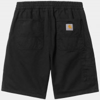 Carhartt WIP Flint Short BLACK (GARMENT DYED)