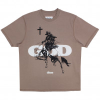 DAZE GOD T-shirt GRAY-BEIGE