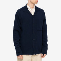 A Kind of Guise Kinan Knit Shirt MIDNIGHT NAVY