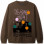 LO-FI Movement BY Design Crewneck Sweatshirt CHOCOLATE